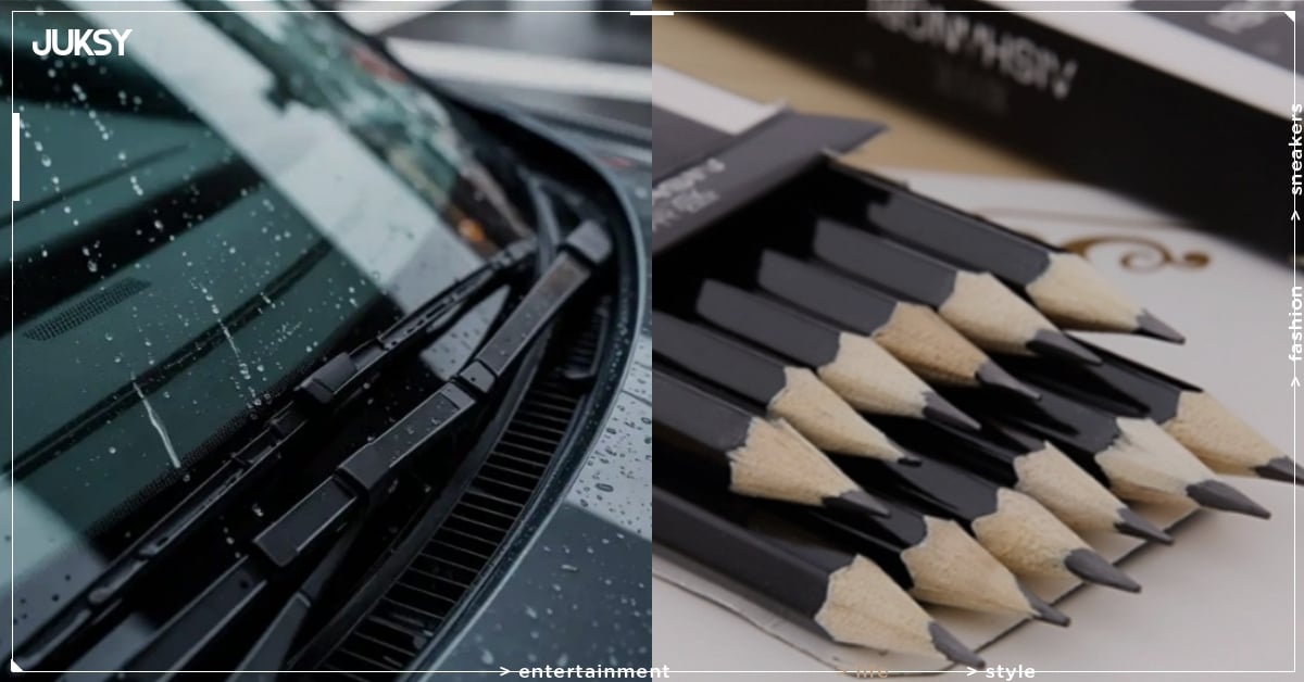 汽車雨刷刮不乾淨、跳動別急著換！2B 鉛筆一塗搞定！