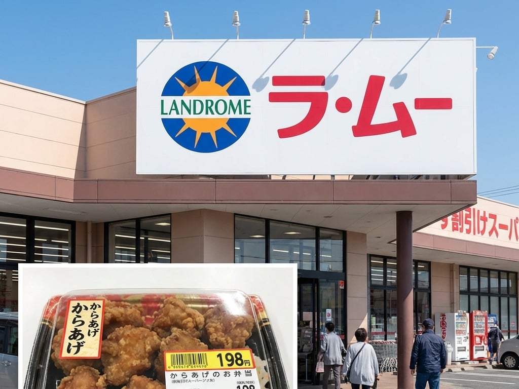 日本 LAMU 拉姆激安超市要全國展店？一顆便當最低只需台幣 40 元！