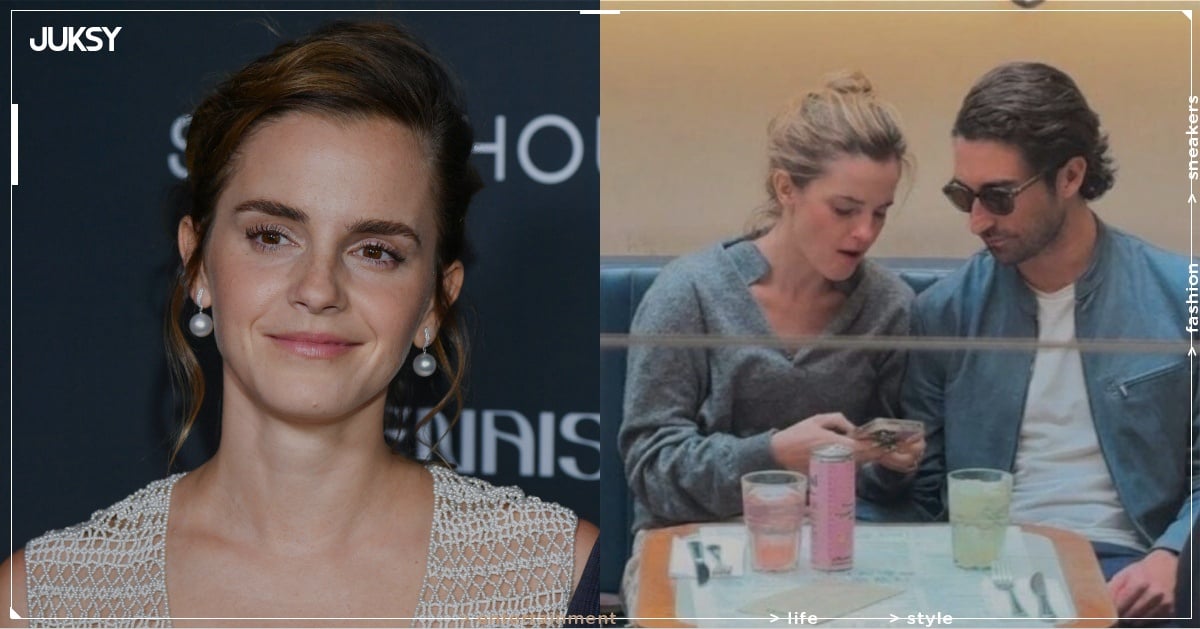 艾瑪華森 Emma Watson 機場當眾親吻億萬富商！相差 7 歲跨界戀情引熱議！
