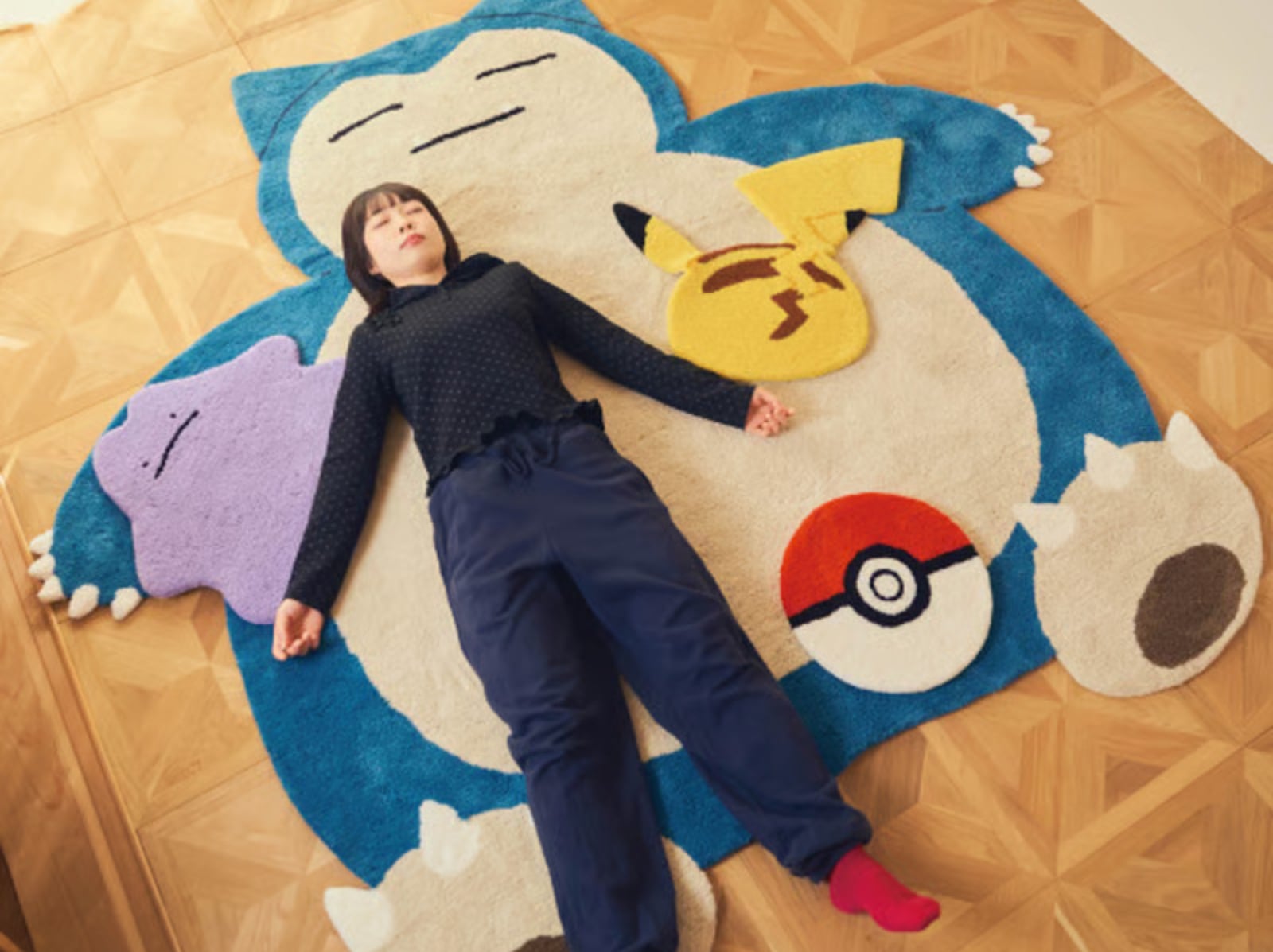 寶可夢 30 週年聯名地毯登場！MIYOSHI RUG 等身大卡比獸地毯太可愛，抽籤購買、售價一次看！