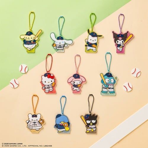 萌度爆表！三麗鷗推出棒球主題一番賞，布丁狗、酷洛米、大耳狗吧便身棒球選手造型超可愛！