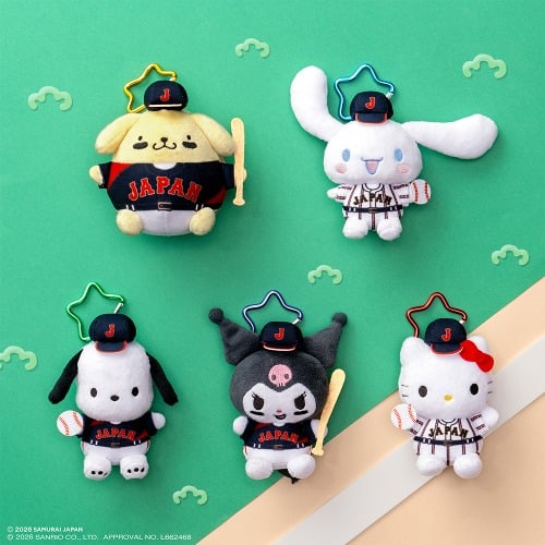 萌度爆表！三麗鷗推出棒球主題一番賞，布丁狗、酷洛米、大耳狗吧便身棒球選手造型超可愛！