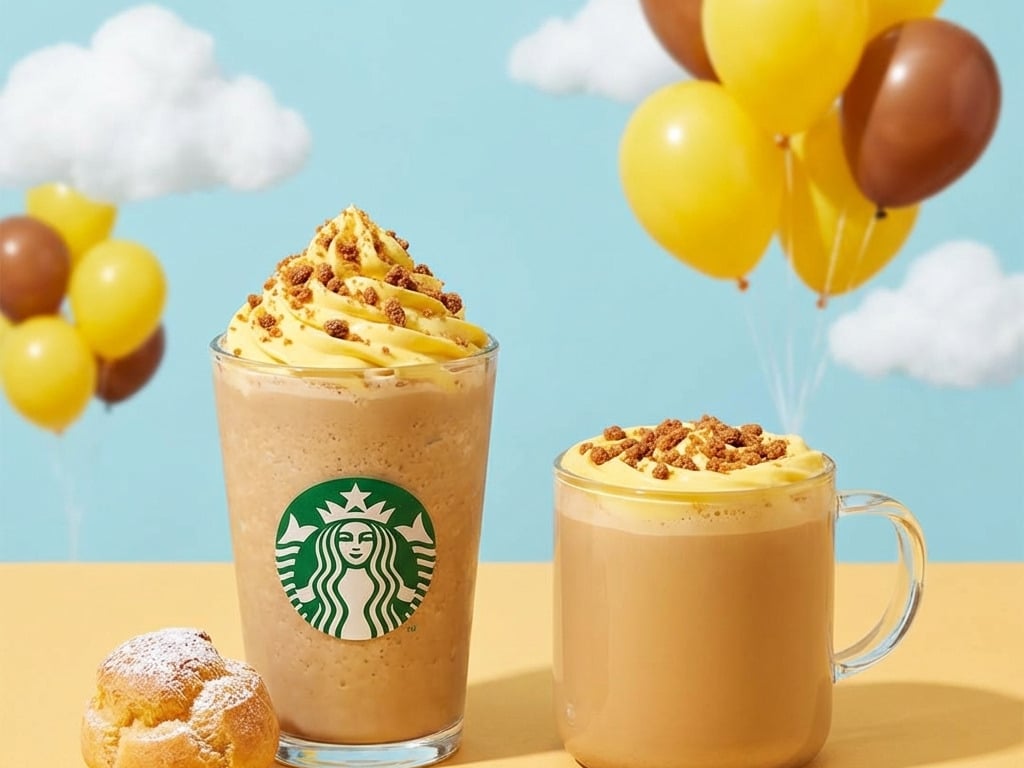 星巴克「泡芙奶油拿鐵」搶先曝光！韓國爆款首登日本引熱議！