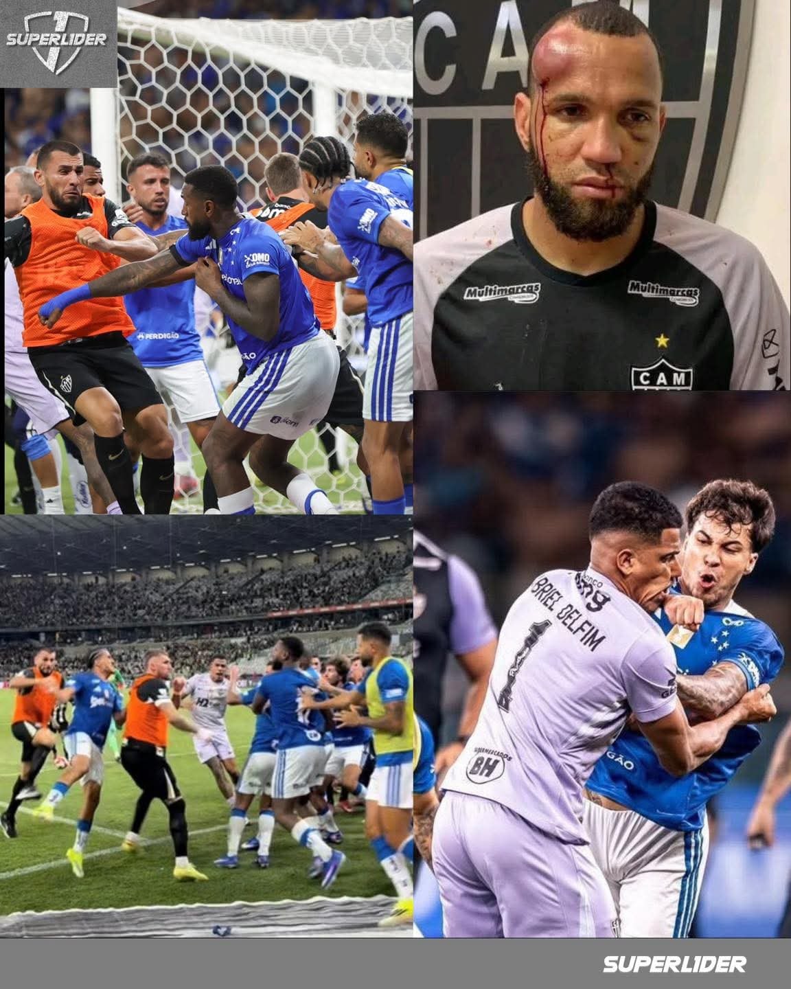 巴西足球爆發「史上最嚴重大亂鬥」！全場 23 張紅牌創下歷史讓球迷直呼太離譜！