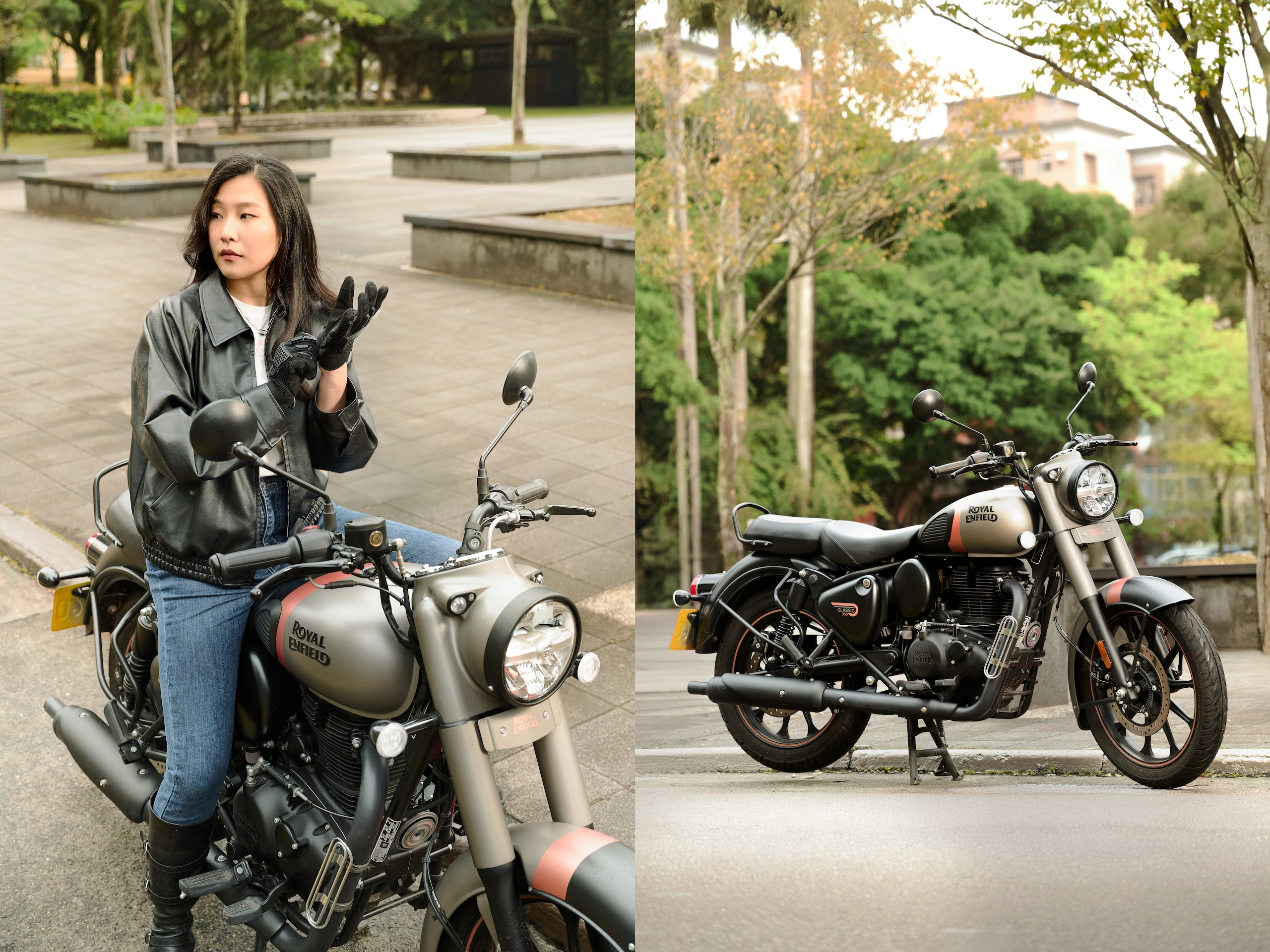 撕下標籤，女孩騎車也能展現率性從容！Royal Enfield Classic 350 帶妳體驗最純粹的英倫騎乘浪漫！