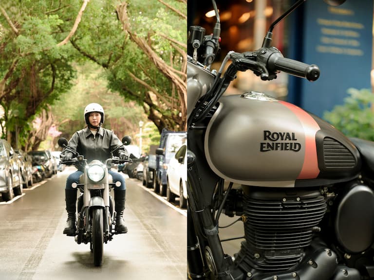 撕下標籤，女孩騎車也能展現率性從容！Royal Enfield Classic 350 帶妳體驗最純粹的英倫騎乘浪漫！
