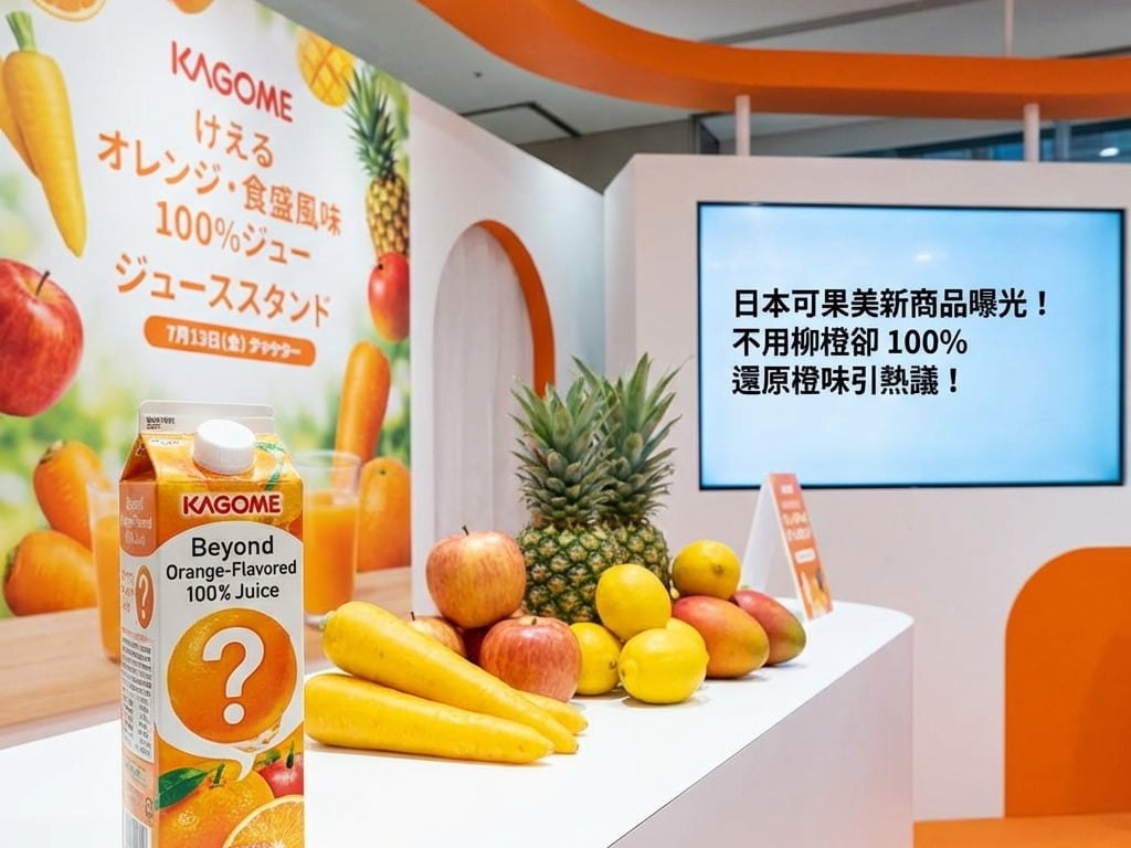 日本可果美新商品曝光！不用柳橙卻 100% 還原橙味引熱議！