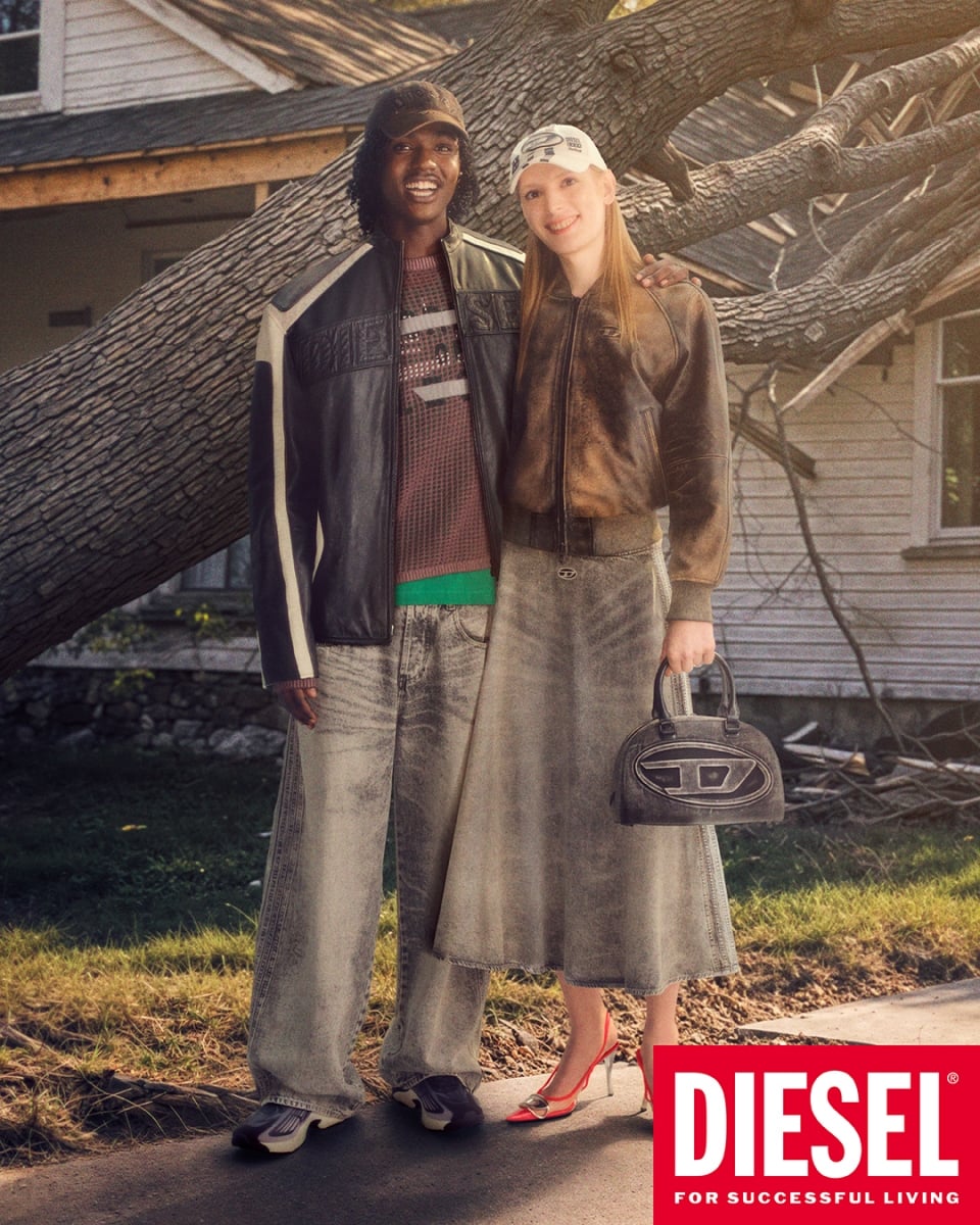 DIESEL 創意總監 Glenn Martens 再出招！2026 春夏「AI 災難現場」穿搭指南一次看！