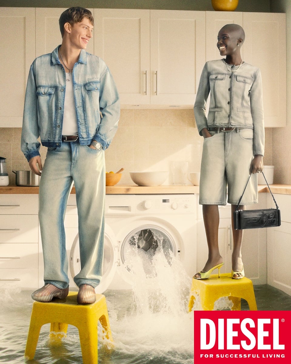 DIESEL 創意總監 Glenn Martens 再出招！2026 春夏「AI 災難現場」穿搭指南一次看！