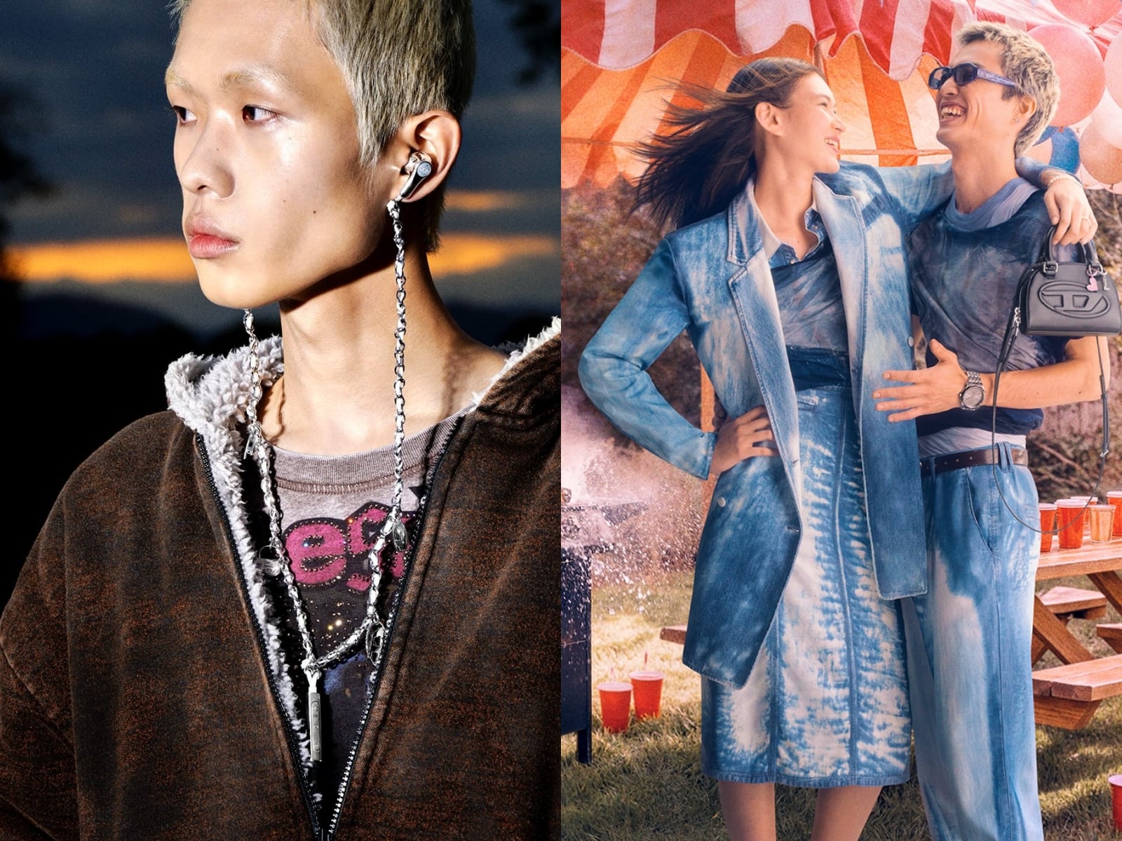 DIESEL 創意總監 Glenn Martens 再出招！2026 春夏「AI 災難現場」穿搭指南一次看！