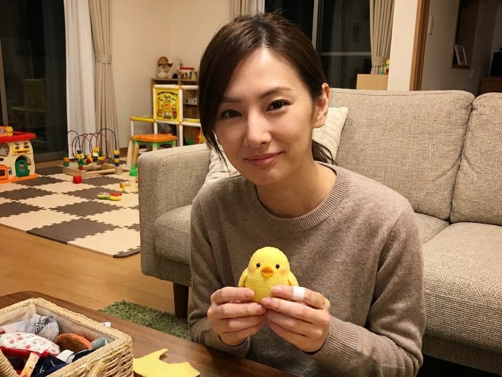 北川景子為孩子手縫玩偶！女神居家生活意外接地氣！