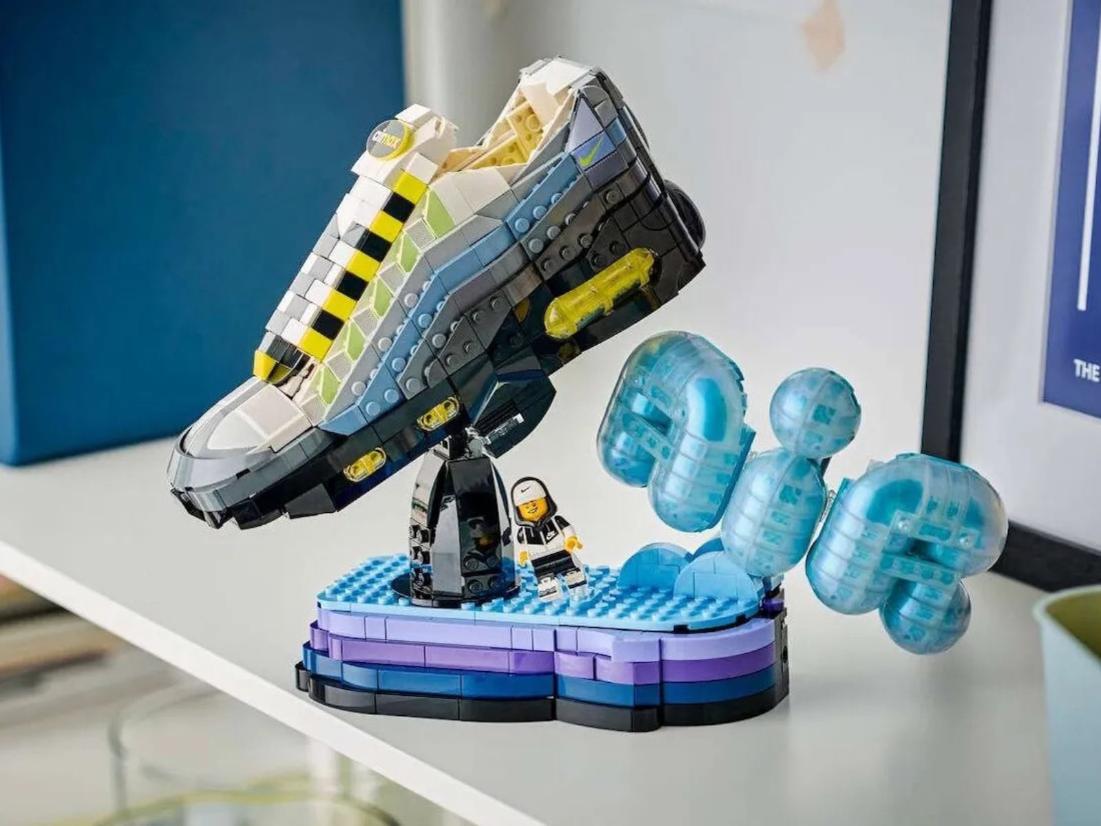 LEGO x Nike Air Max 95「Neon」樂高積木套組登場！全球限量 1213 組、螢光黃色調經典不敗！