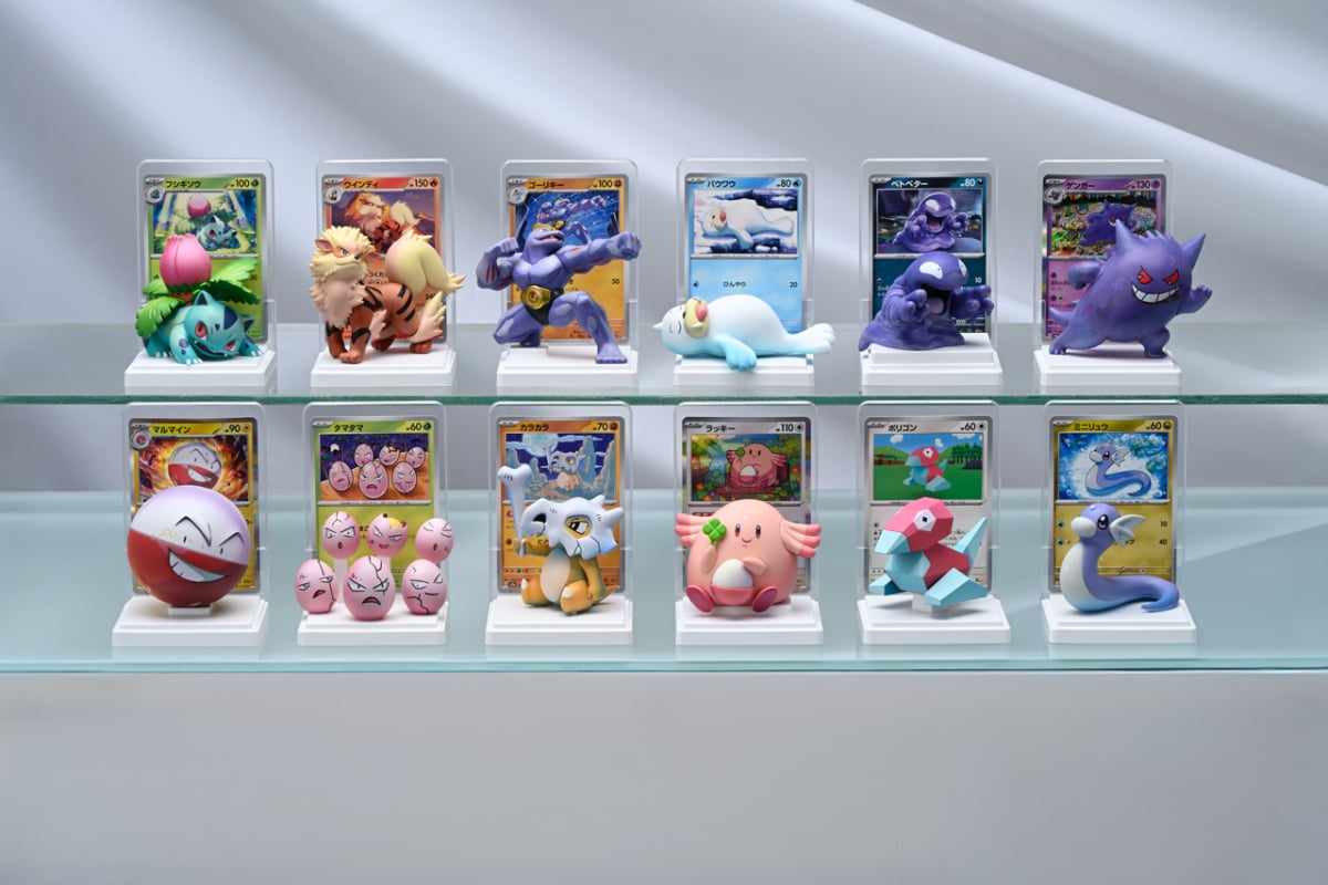 寶可夢中心推出「PTCG 寶可夢卡牌插畫立體收藏」！耿鬼等 13 款插畫立體呈現可愛爆擊！