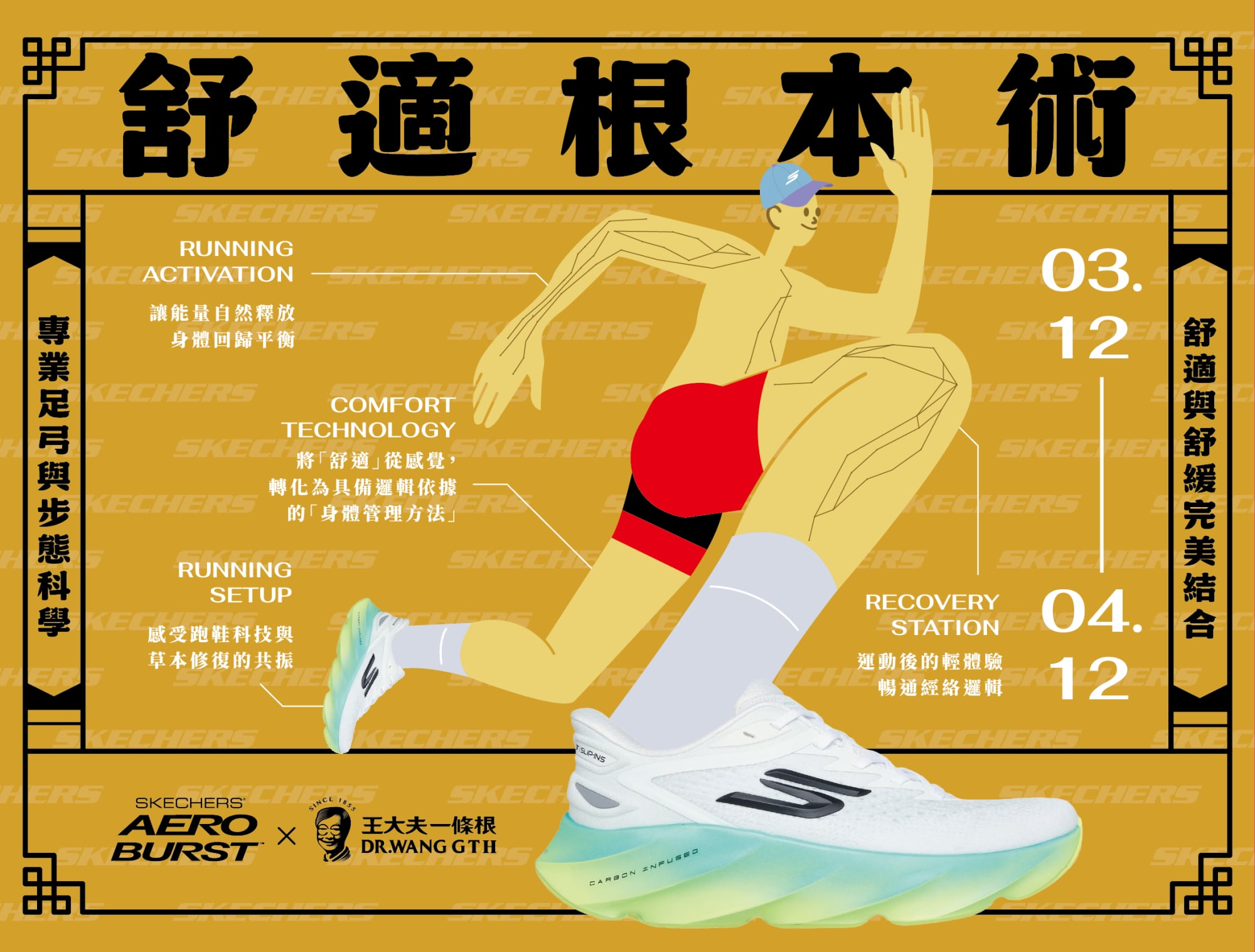 SKECHERS攜手王大夫一條根打造《舒適根本術》快閃店中店