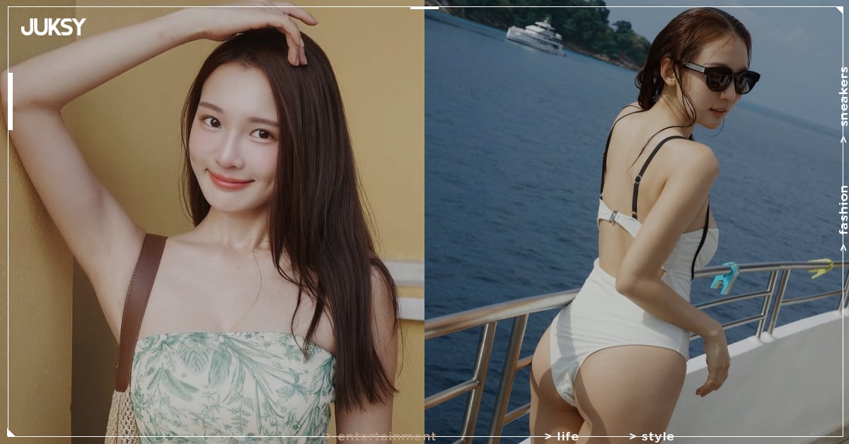 林莎身高 162 IG 曝泰國辣照！高衩泳裝逆天長腿全網看呆！