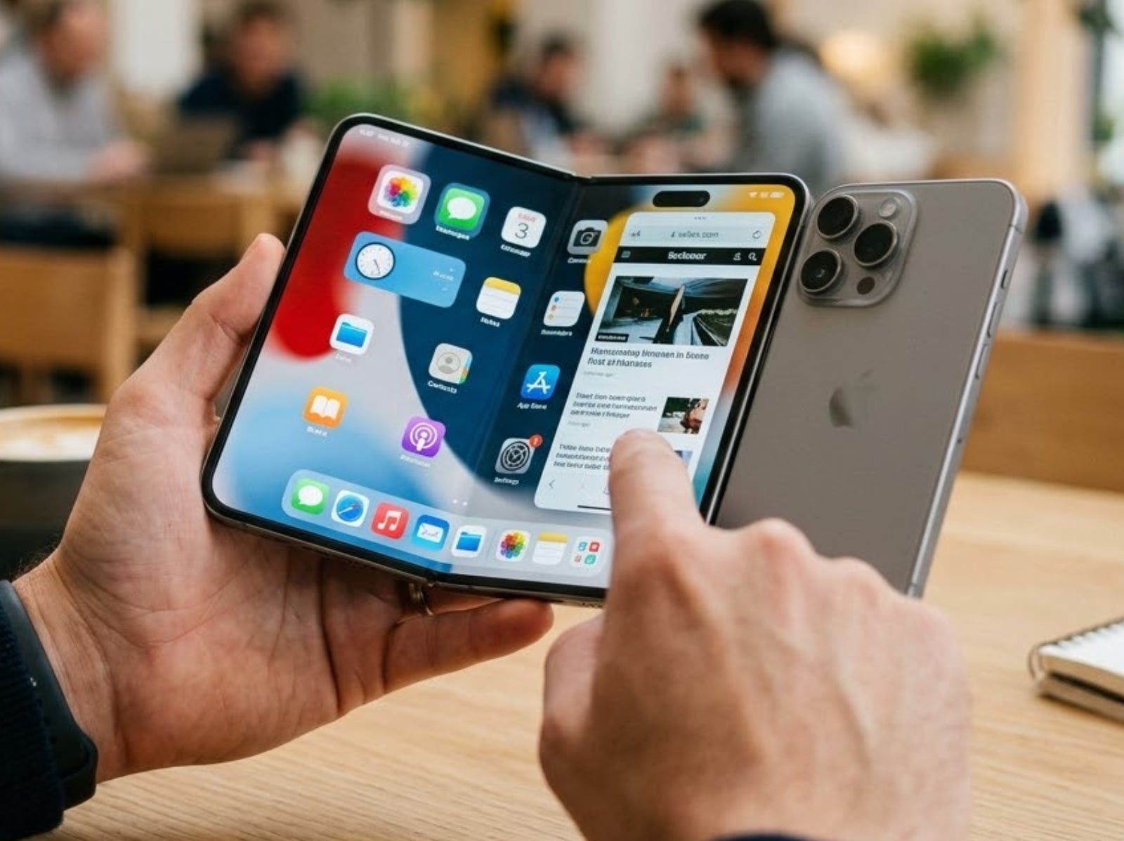 iPhone 摺疊機展開尺寸近 iPad mini？硬體規格與設計亮點一次看！