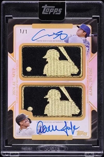Topps 推出「大谷翔平、Aaron Judge」雙人金標親簽球員卡!拍賣預估 1 億起跳有望創史上最貴紀錄!