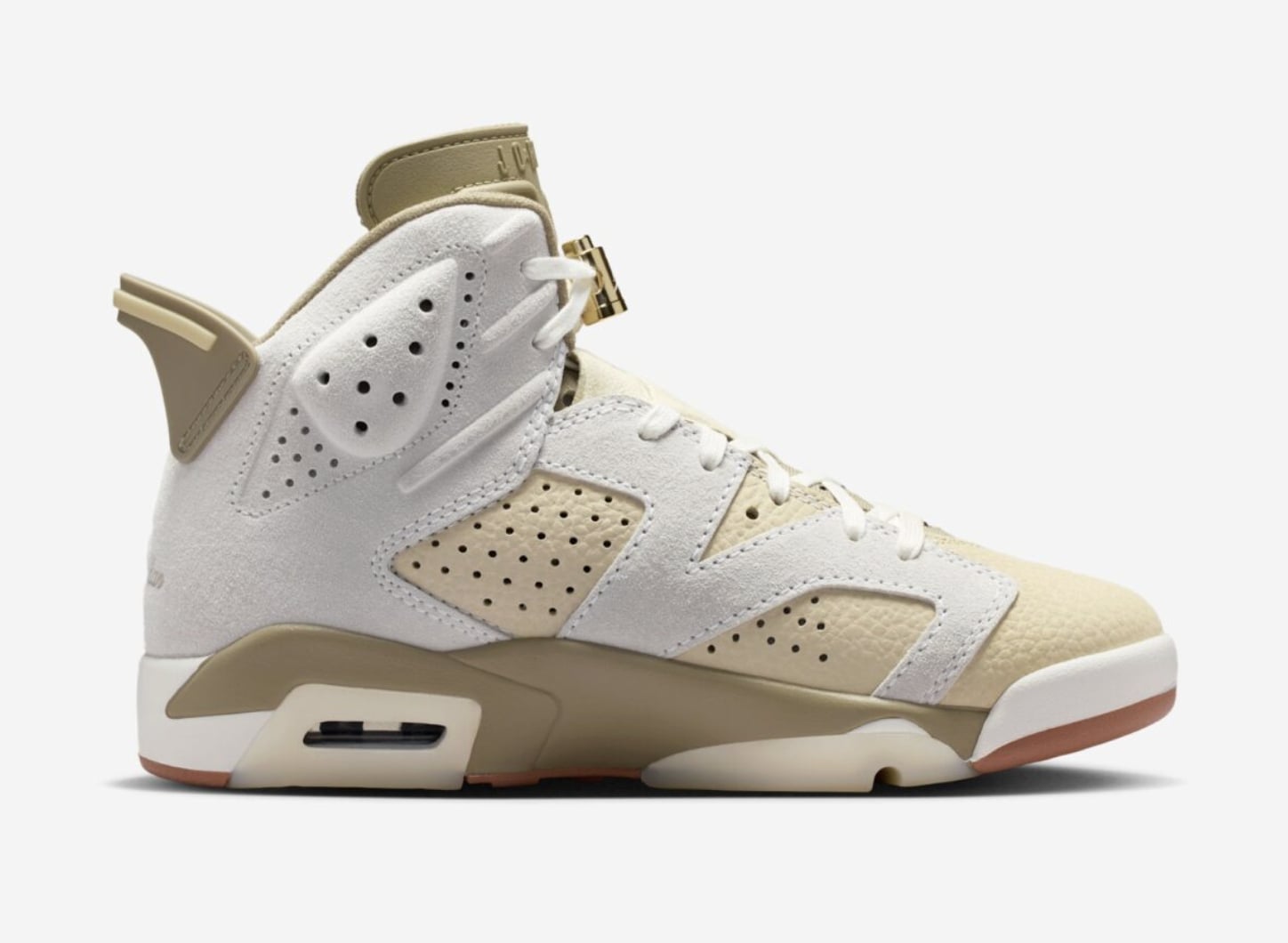 Air Jordan 6 HS（Sail/Neutral Olive）配色登場！35 週年麂皮升級版發售時間曝光！