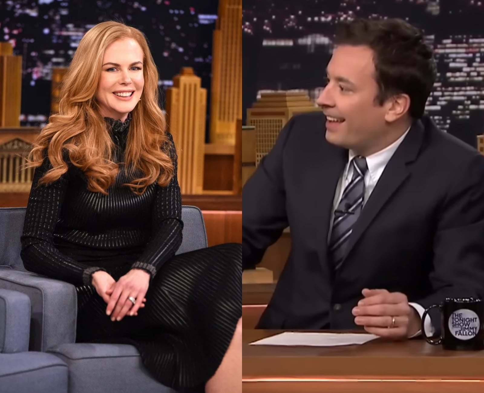 妮可基嫚 Nicole Kidman 曝光與吉米法隆 Jimmy Fallon「尷尬約會」，電玩宅男完全沒在聽！