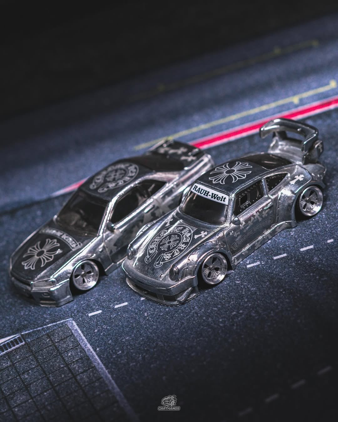 Chrome Hearts 克羅心版本客製風火輪小汽車！保時捷、Skyline 直接被改成藝術品！