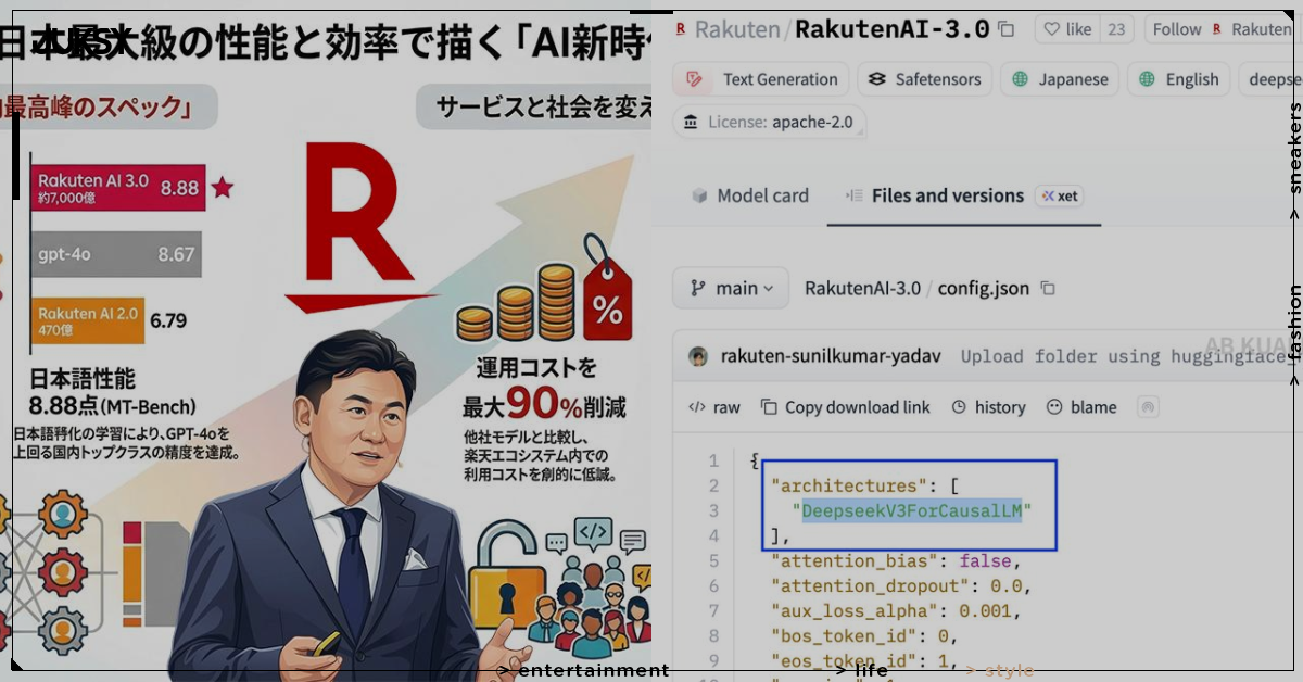 樂天 Rakuten AI 3.0 號稱日本最大自研AI，上線數小時被抓包核心是 DeepSeek