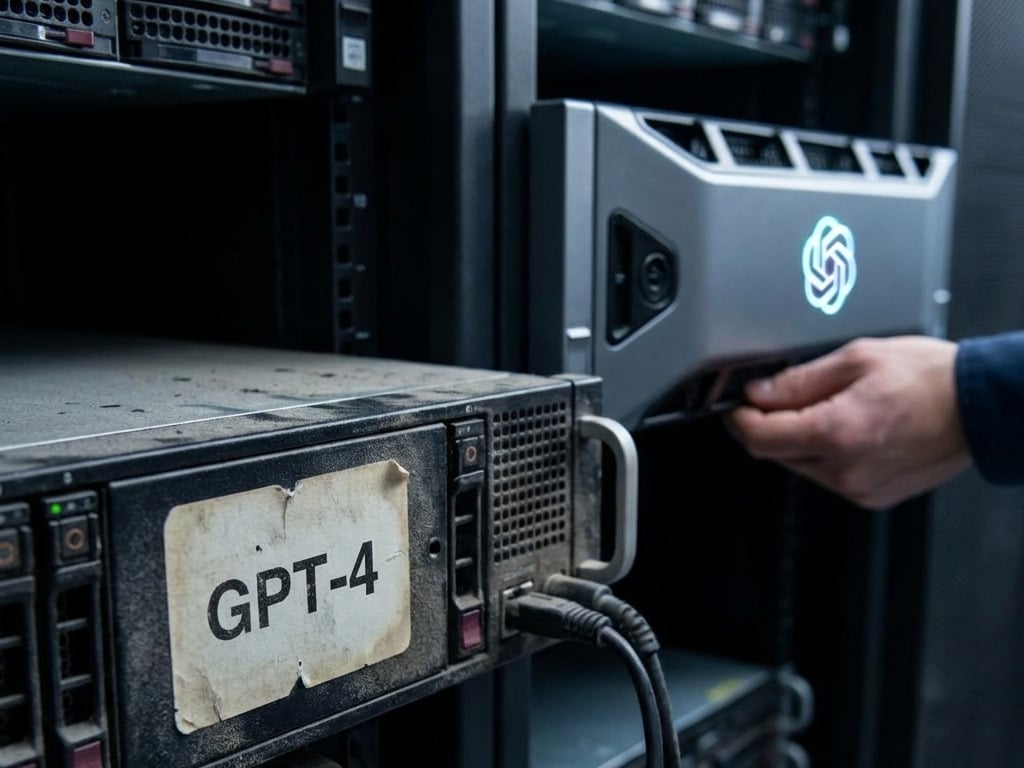 GPT-4 正式退役！34個月稱霸AI市場後走入歷史，使用者急遷移