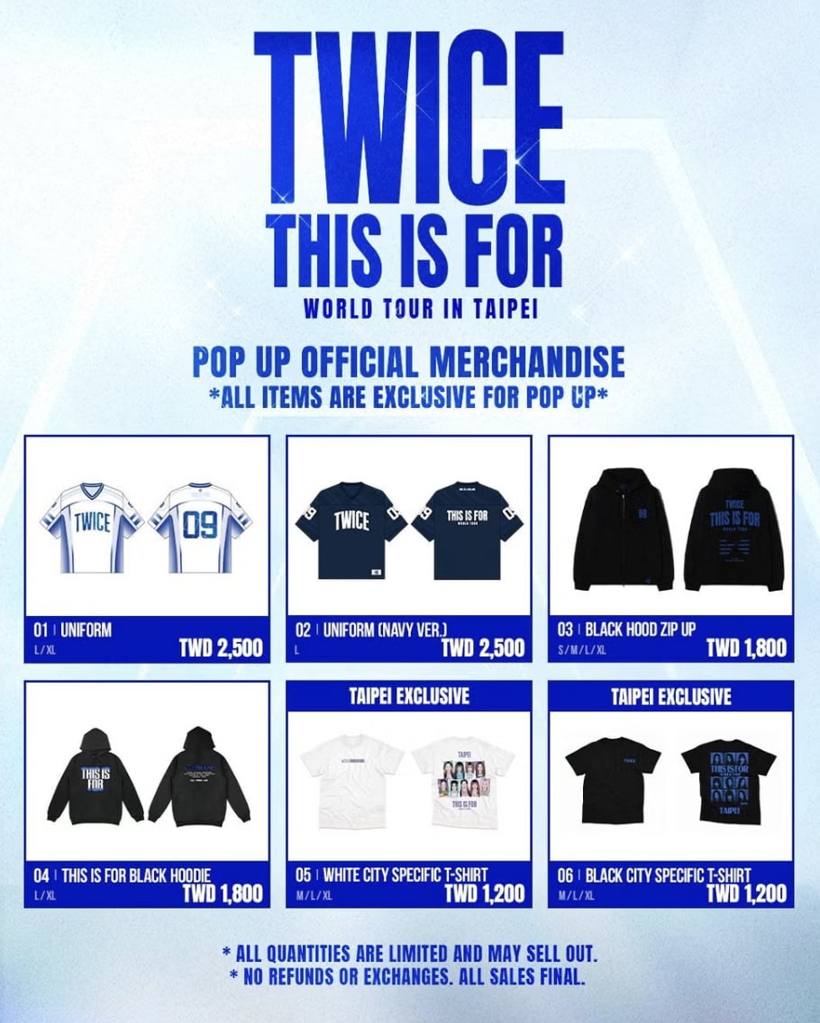 TWICE 台北大巨蛋連唱 3 天！入場規範、限定活動、快閃店...完整攻略一次看！