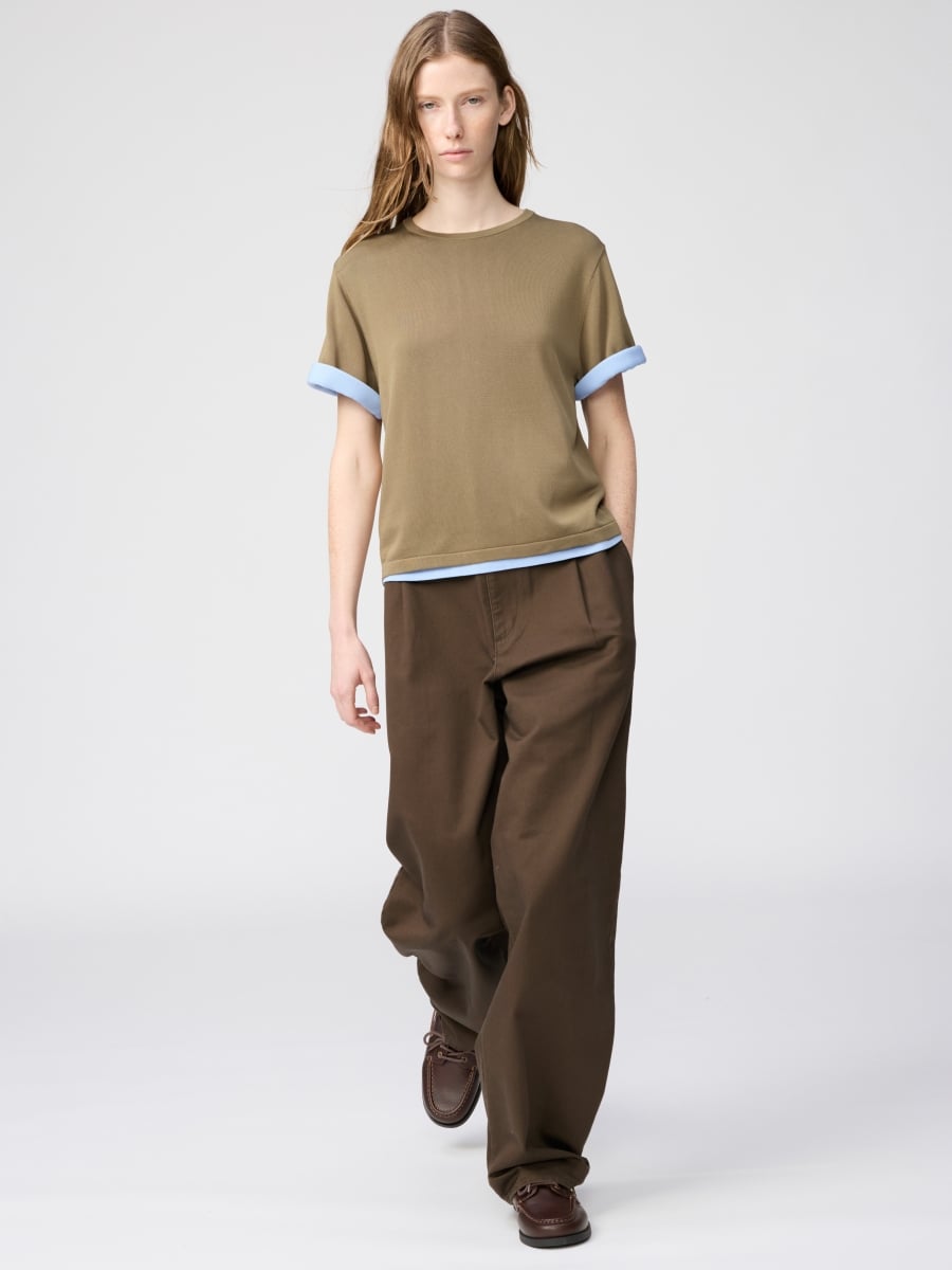 許光漢演繹 UNIQLO 2026 夏季穿搭！膝下寬版  Jorts 牛仔短褲掀新風潮、JW ANDERSON 聯名撞色 T 恤必收！