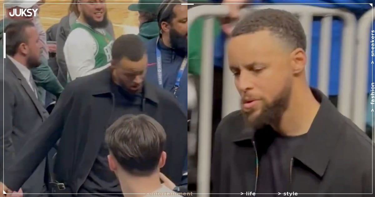 NBA／Stephen Curry 遭球迷「大力拉手臂」畫面曝光！擺脫後怒瞪對方不悅離開！