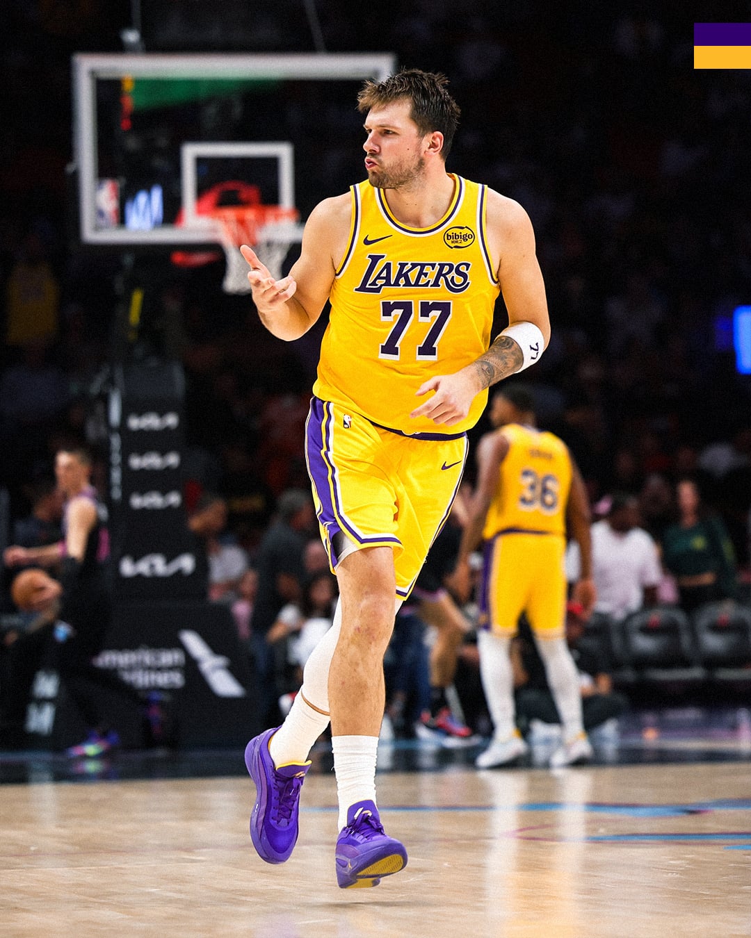 NBA／Luka Doncic 狂轟 60 分成 Kobe 後首位湖人球員！紫金軍團笑納 8 連勝狀態火燙！