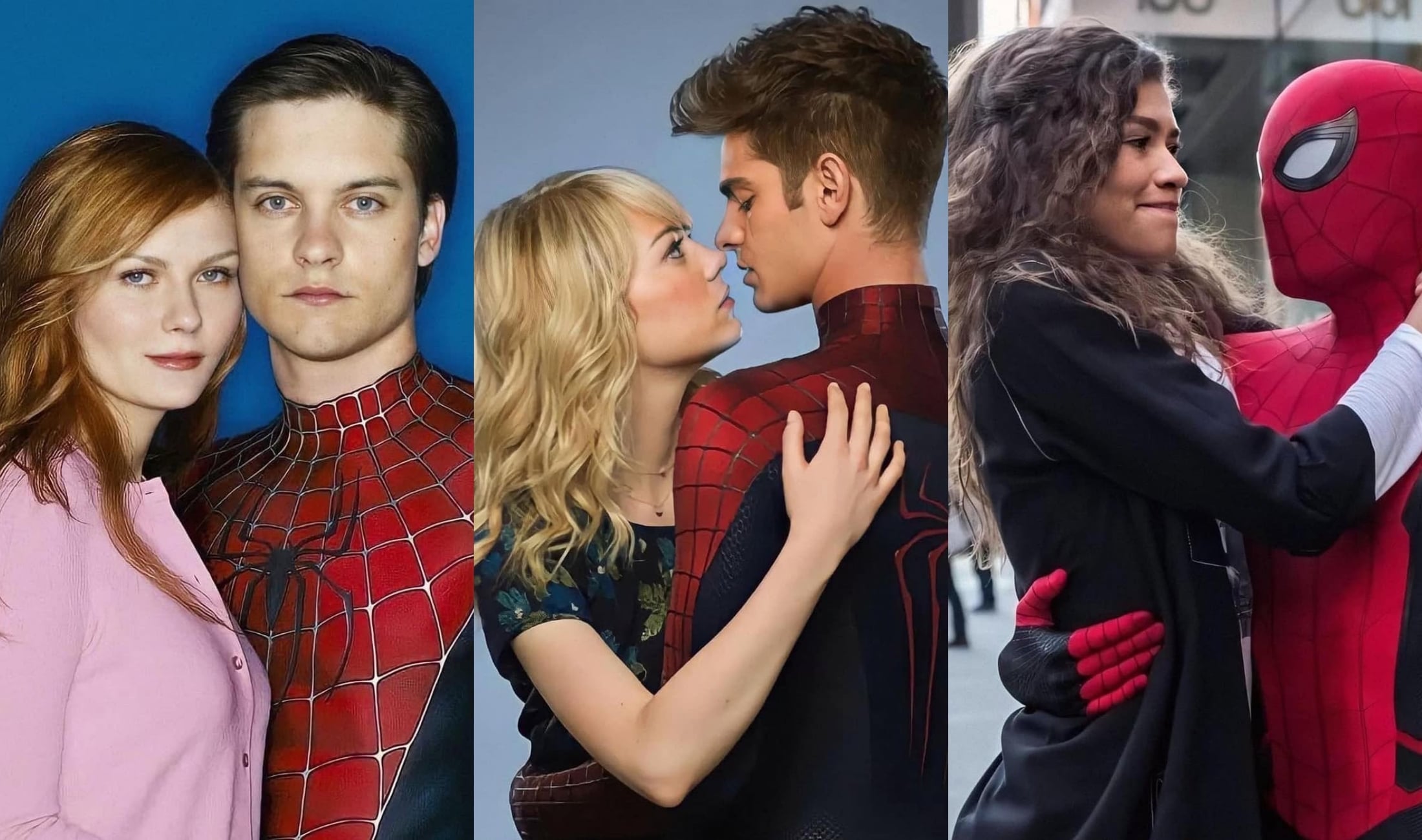 《蜘蛛人：重生日》預告曝光！湯姆霍蘭德與千黛亞「假戲真做」非首例，三代蜘蛛人戀情全回顧！