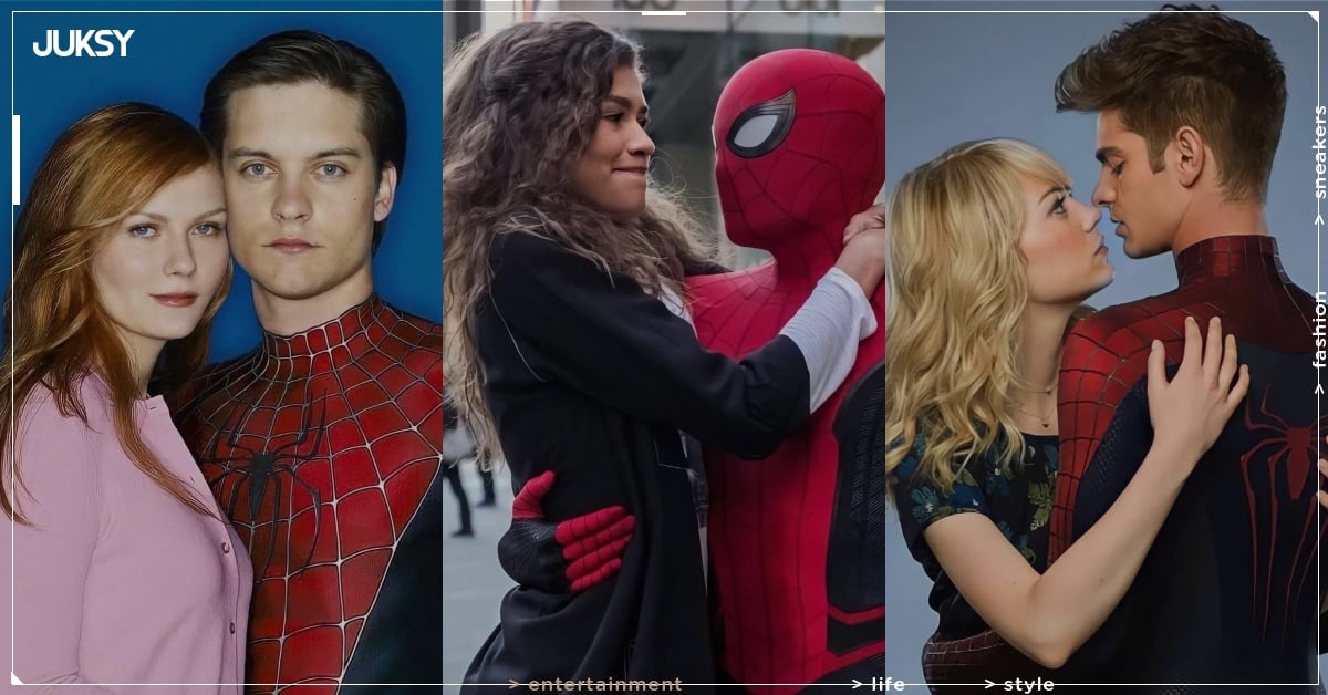 《蜘蛛人：重生日》預告曝光！湯姆霍蘭德與千黛亞「假戲真做」非首例，三代蜘蛛人戀情全回顧！