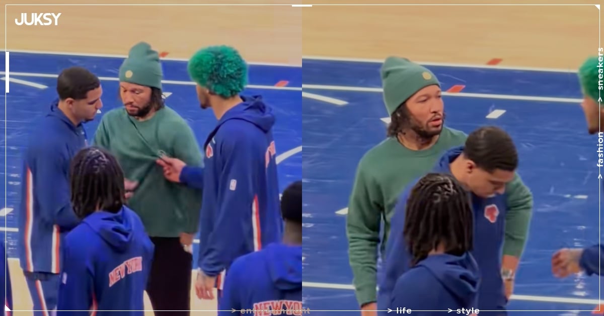 NBA／Jalen Brunson 遭 Jeremy Sochan 捏奶頭惡作劇 ！網友翻出舊賬笑稱：「跟本是慣犯！」