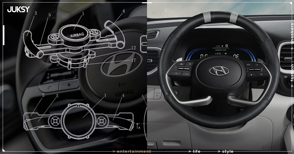 Hyundai 變形方向盤專利曝光！可自由切換握把設計掀熱議！