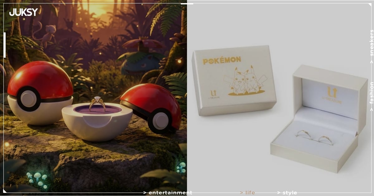 寶可夢進軍婚戒市場！U-TREASURE 推客製化訂婚戒、精靈球戒盒⋯粉絲驚呼：「就決定是你了」
