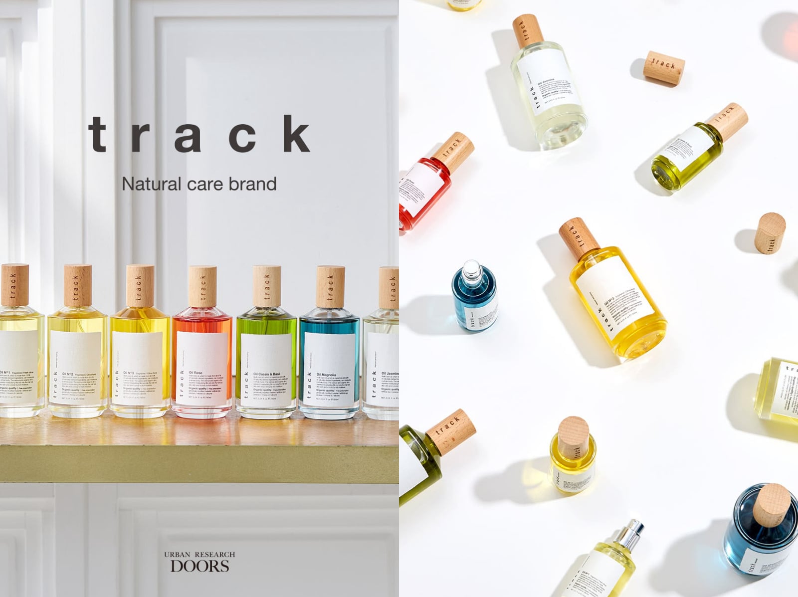 日本天然保養品牌 track 首次進駐 URBAN RESEARCH DOORS