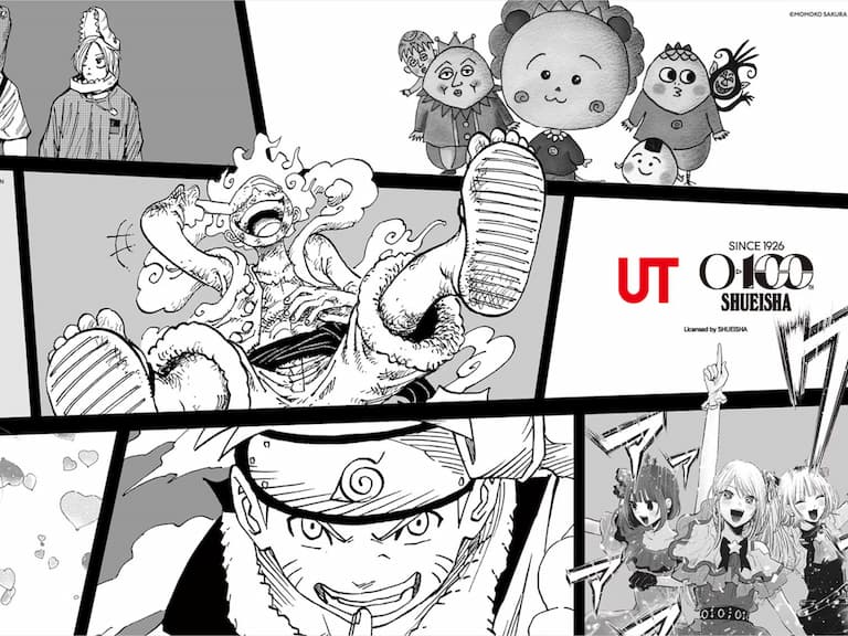 UNIQLO x 集英社百年紀念 UT 第二彈！航海王、火影忍者等 8 部經典作品登場