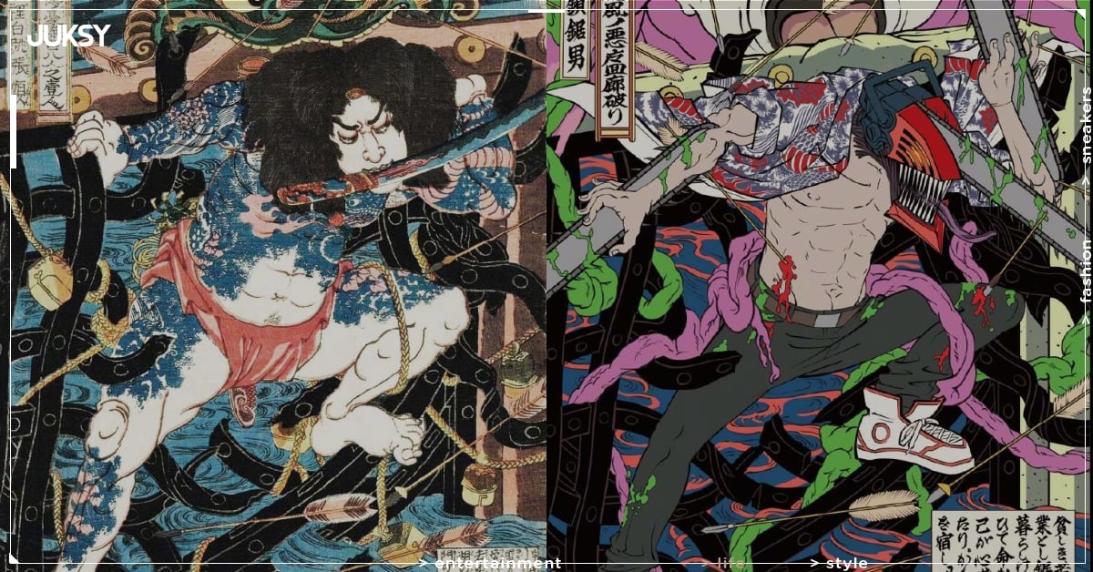 《鏈鋸人 蕾潔篇》推浮世繪木版畫「颱風惡魔・破浪之戰」！全球限量 500 組發售資訊曝光！