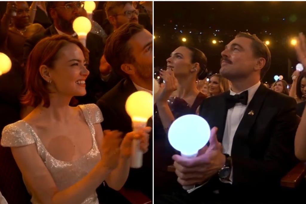獵魔女團征服奧斯卡！〈Golden〉奪最佳原創歌曲，李奧納多艾瑪史東現場揮手燈