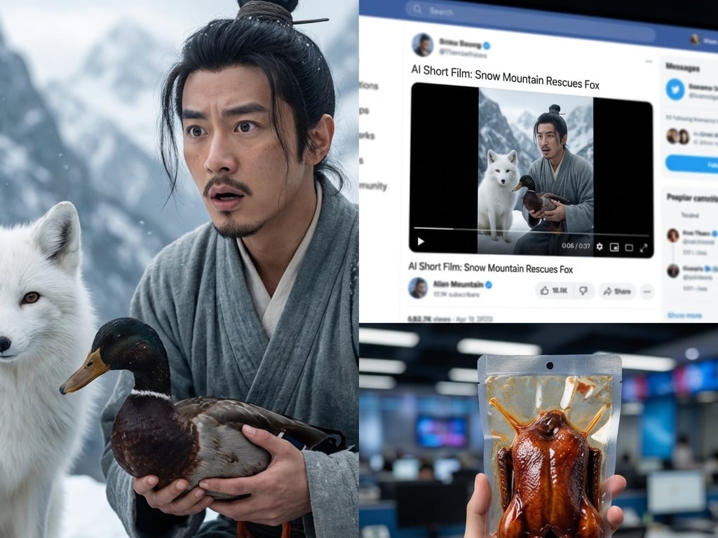 從小本宣傳片到病毒式行銷教科書！「雪山救狐狸」反轉劇情笑翻全網⋯天后蔡依林、官方反詐都淪陷！