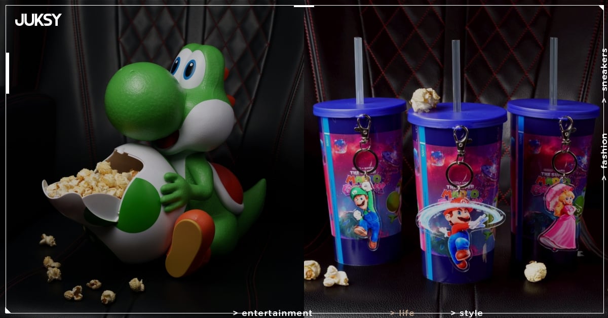 《超級瑪利歐銀河電影版》耀西爆米花桶開賣!威秀瑪利歐電影周邊、免費海報攻略一次看!