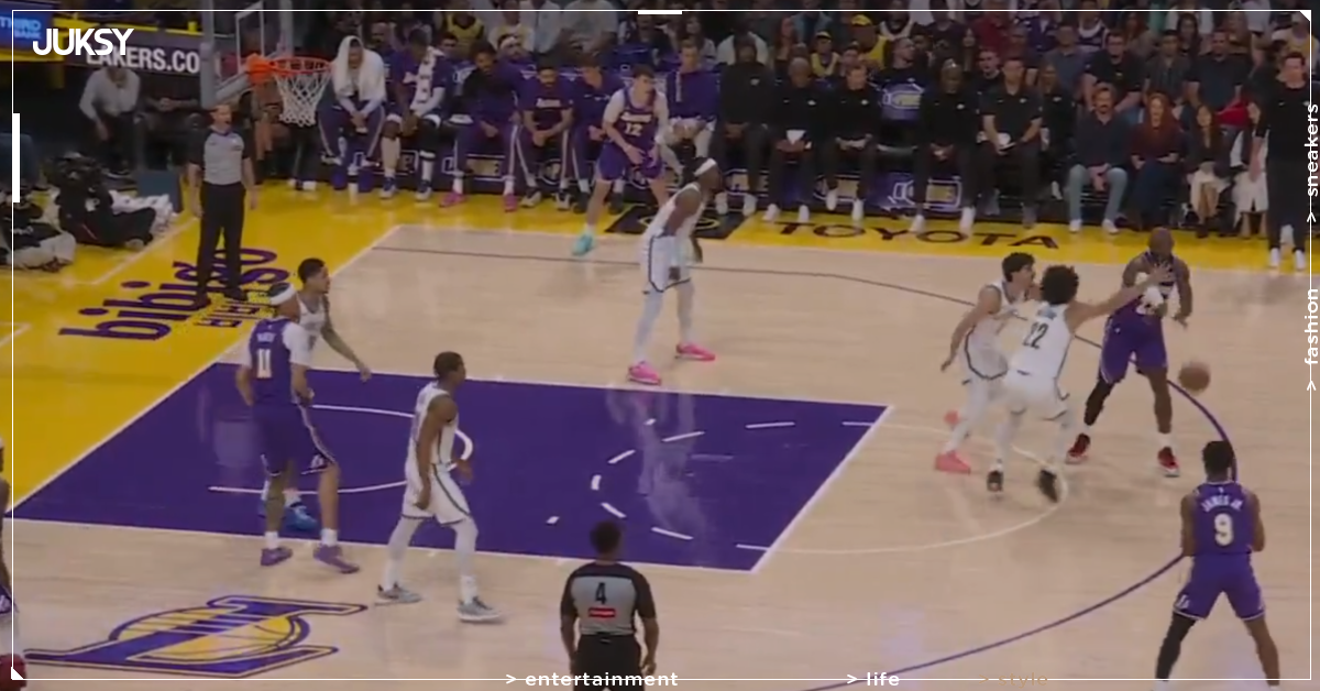 NBA／歷史首次父子助攻連線！勒布朗詹姆斯 LeBron James 傳球布朗尼命中三分