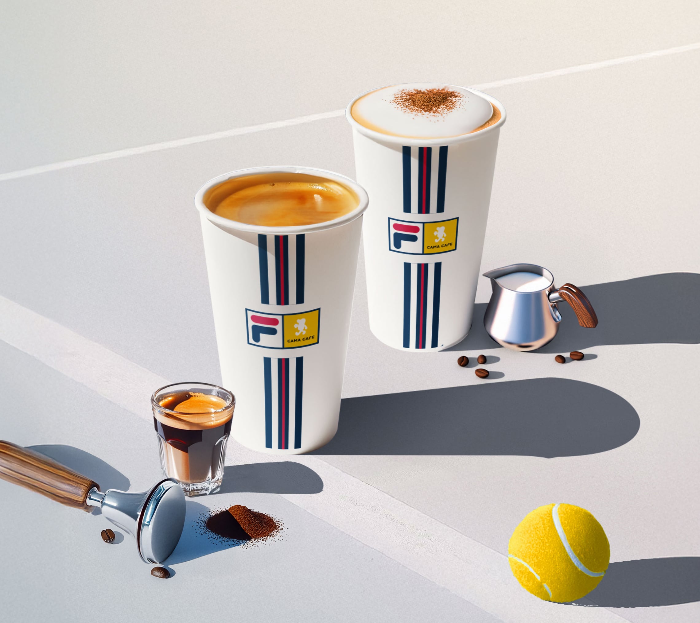 FILA x CAMA CAFE 跨界聯名把永續變成最潮日常！Espresso Yourself咖啡渣也能穿上身！