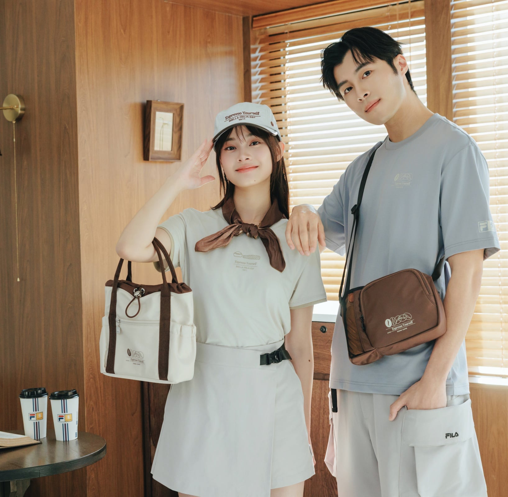 FILA x CAMA CAFE 跨界聯名把永續變成最潮日常！Espresso Yourself咖啡渣也能穿上身！