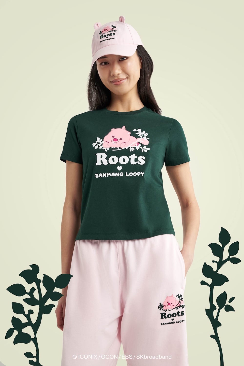 全球首賣 Roots 攜手韓國粉紅萌主 ZANMANG LOOPY 聯名限量登場