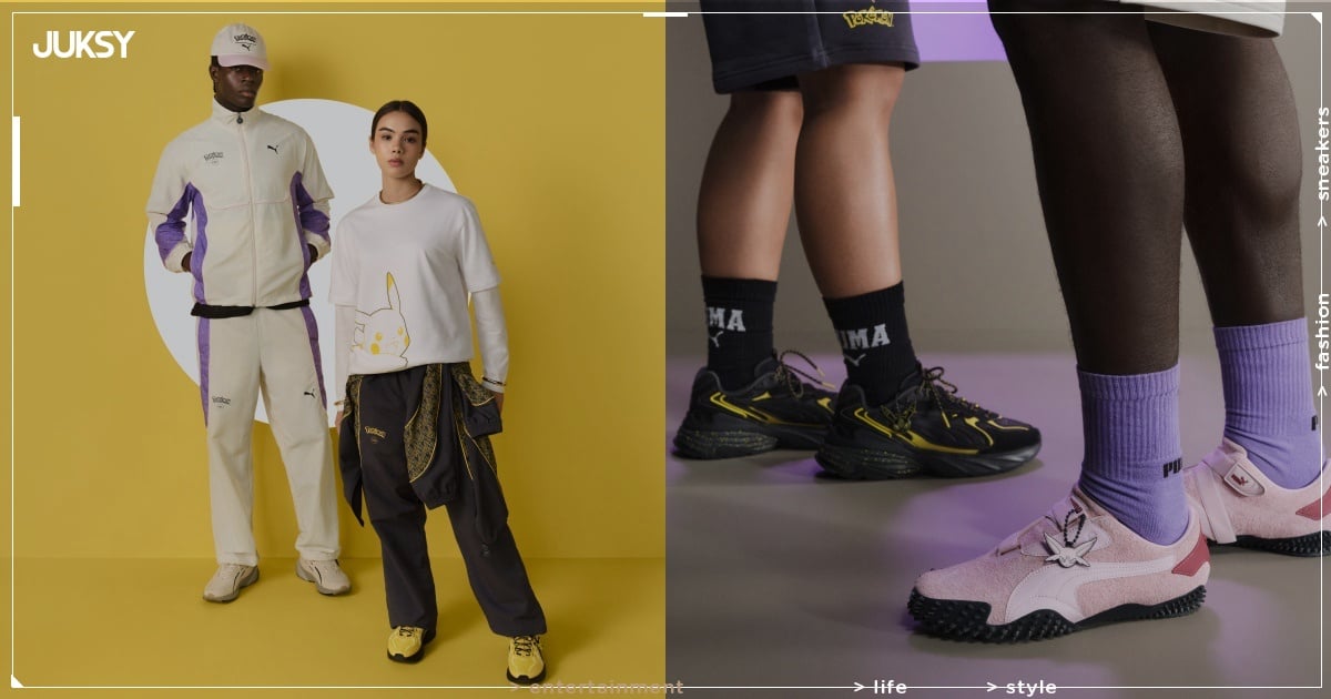 《寶可夢》x PUMA 全新聯名發售情報公開！皮卡丘、謎擬 Q⋯4 款限定球鞋歡慶 30 週年！
