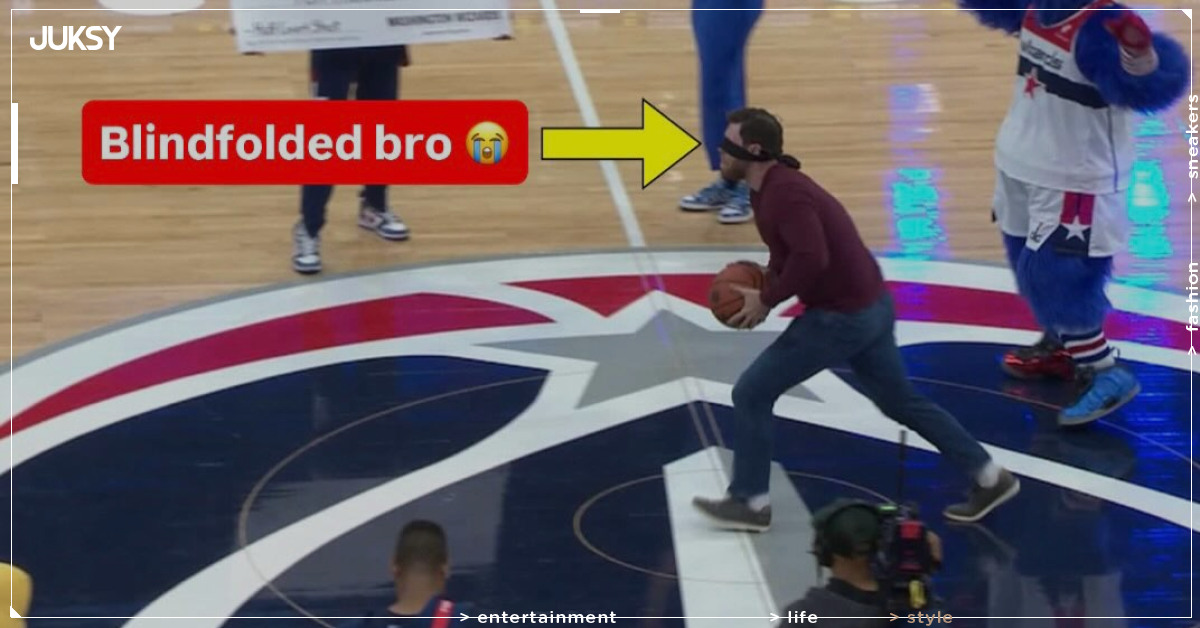 NBA／巫師隊愚人節玩過頭！蒙眼投籃中獎夢碎、網友狂轟「太缺德」，官方急道歉送場邊席位救火！