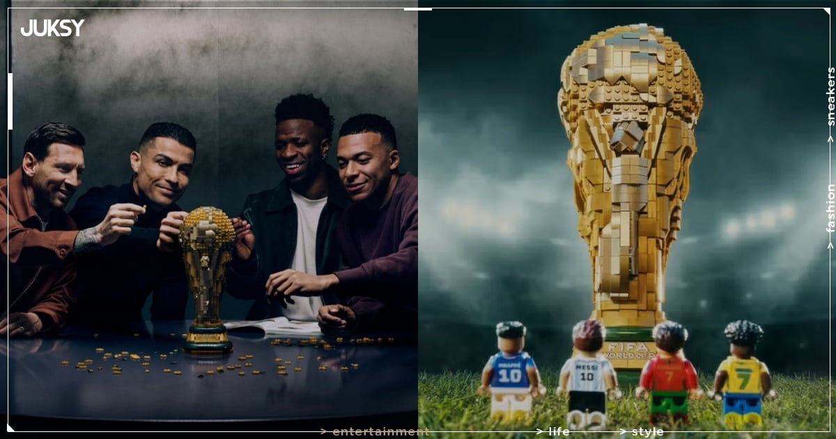 C羅、梅西足球四大巨星樂高廣告夢幻同框！球迷驚嘆「這真的不是 AI 嗎！」