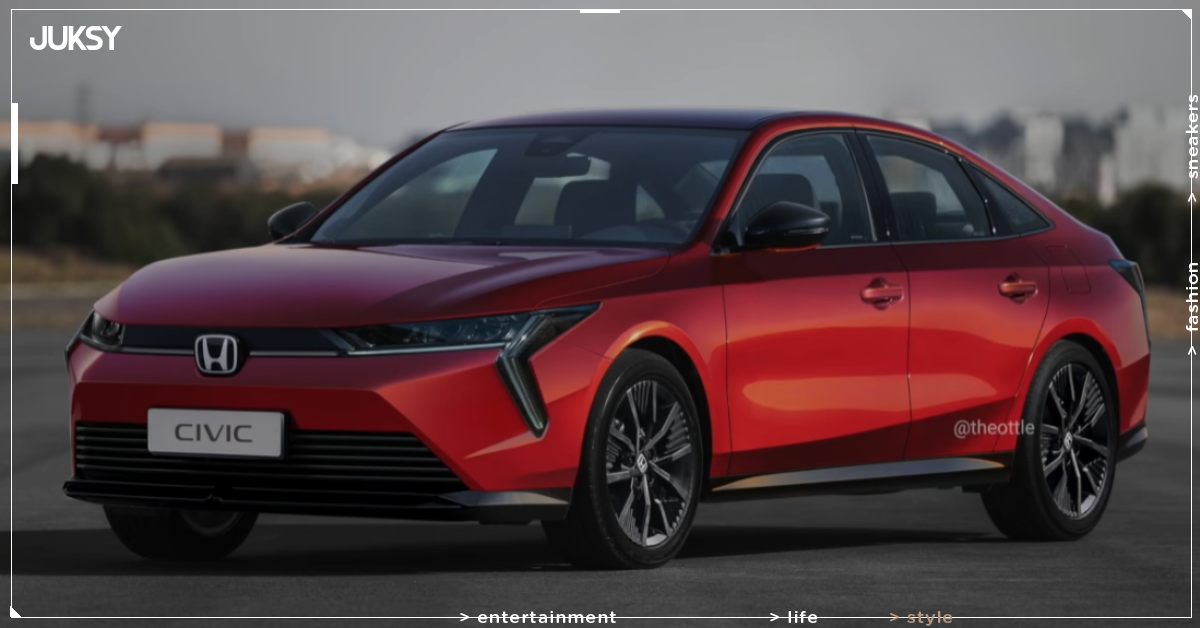 Honda Civic 第12代預想CG曝光！睽違5年全面換代，融入全新 Insight 設計語言！