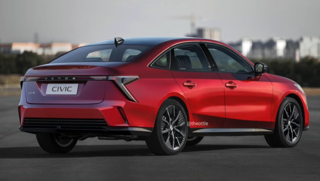 Honda Civic 第12代預想CG曝光！睽違5年全面換代，融入全新 Insight 設計語言！